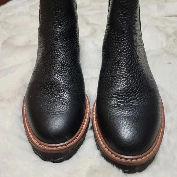 MADEWELL The Citywalk Lugsole Chelsea Boot In Leather Black Size 6 - Picture 8 of 11